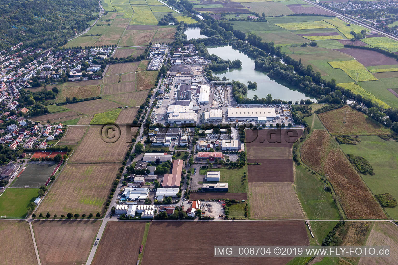 Luftbild von Hirschau im Bundesland Baden-Württemberg, Deutschland