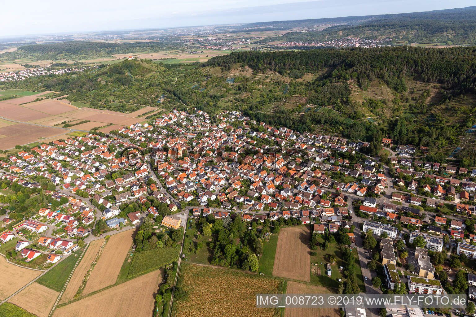 Luftaufnahme von Wurmlingen im Bundesland Baden-Württemberg, Deutschland