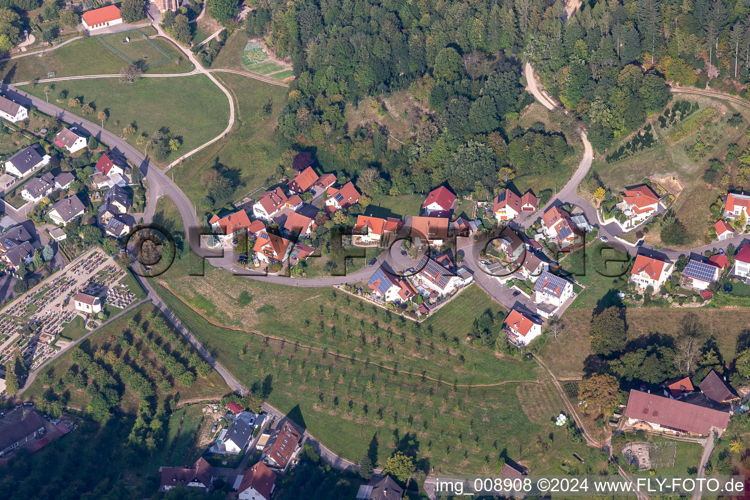 Am Pfarrberg in Lautenbach im Bundesland Baden-Württemberg, Deutschland