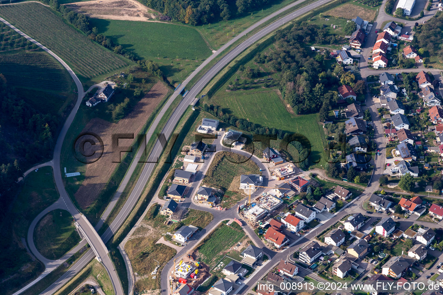 Lautenbach im Bundesland Baden-Württemberg, Deutschland aus der Luft