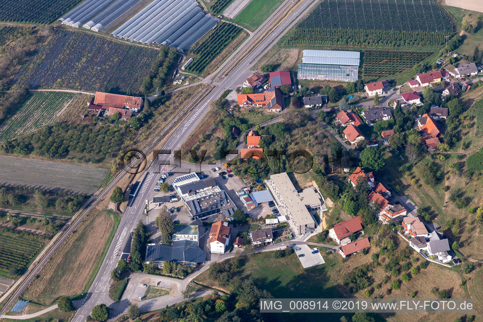 Luftbild von Vorder-Winterbach in Lautenbach im Bundesland Baden-Württemberg, Deutschland