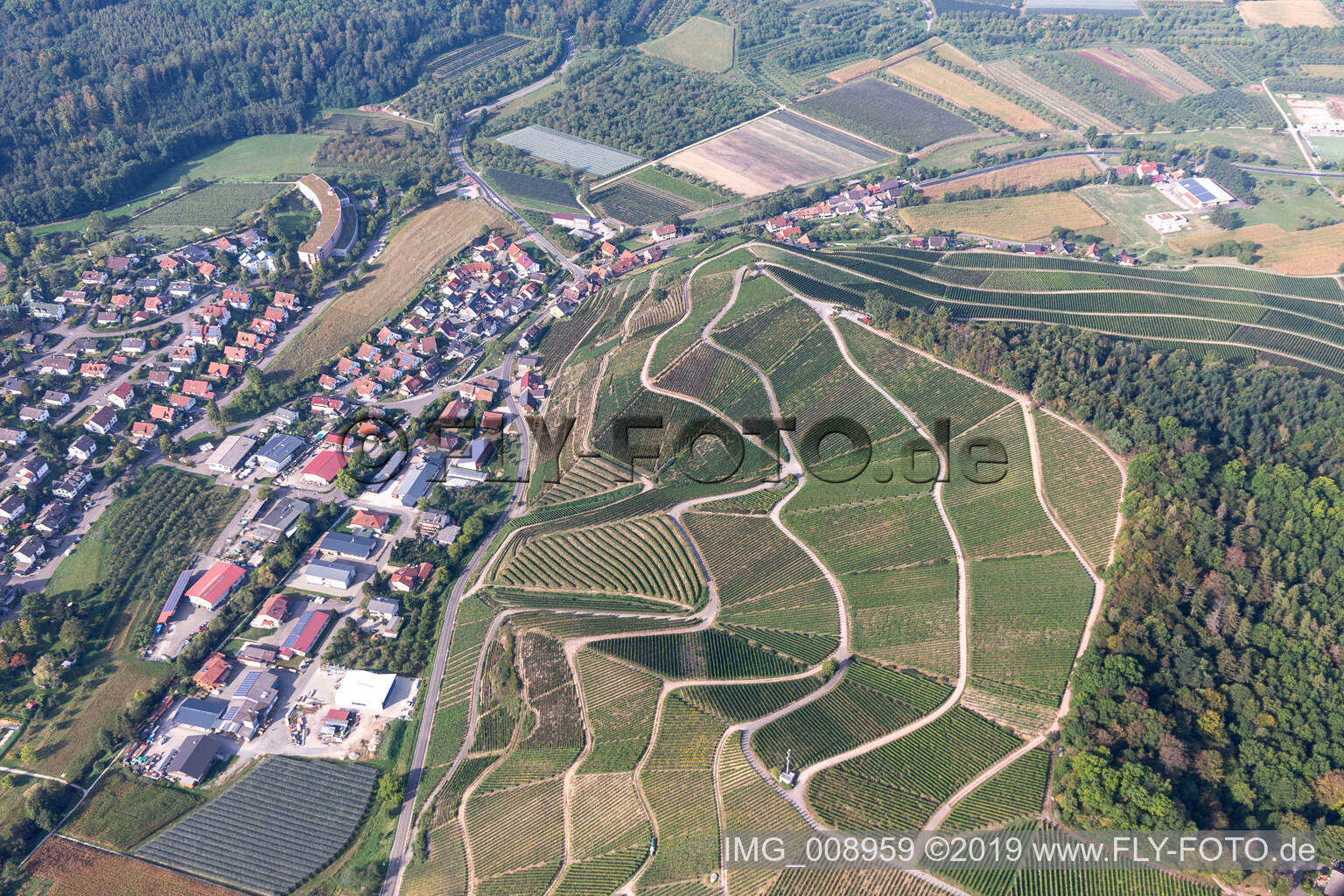 Luftbild von Unterweiler im Bundesland Baden-Württemberg, Deutschland