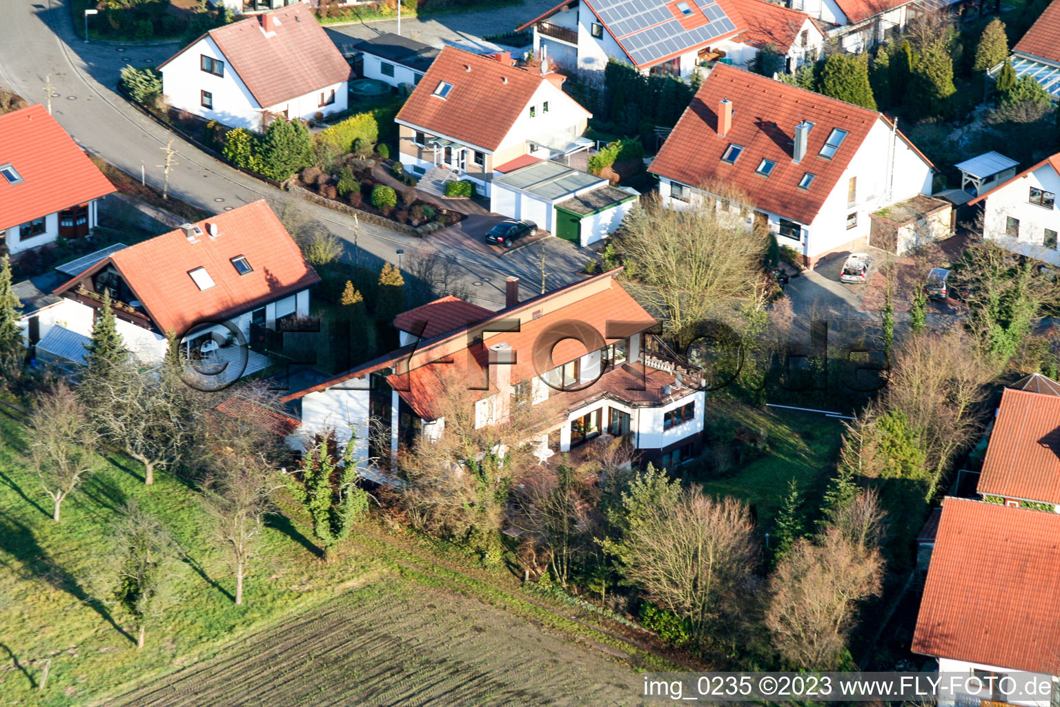 Luftaufnahme von Rheinzabern Neubaugebiet An den Tongruben im Bundesland Rheinland-Pfalz, Deutschland