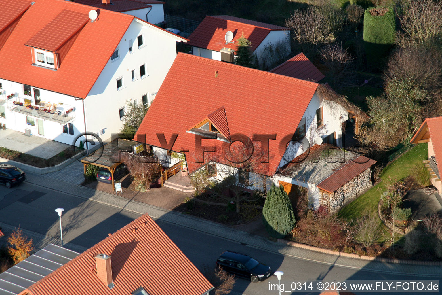 Drohnenbild von Rheinzabern Neubaugebiet An den Tongruben im Bundesland Rheinland-Pfalz, Deutschland