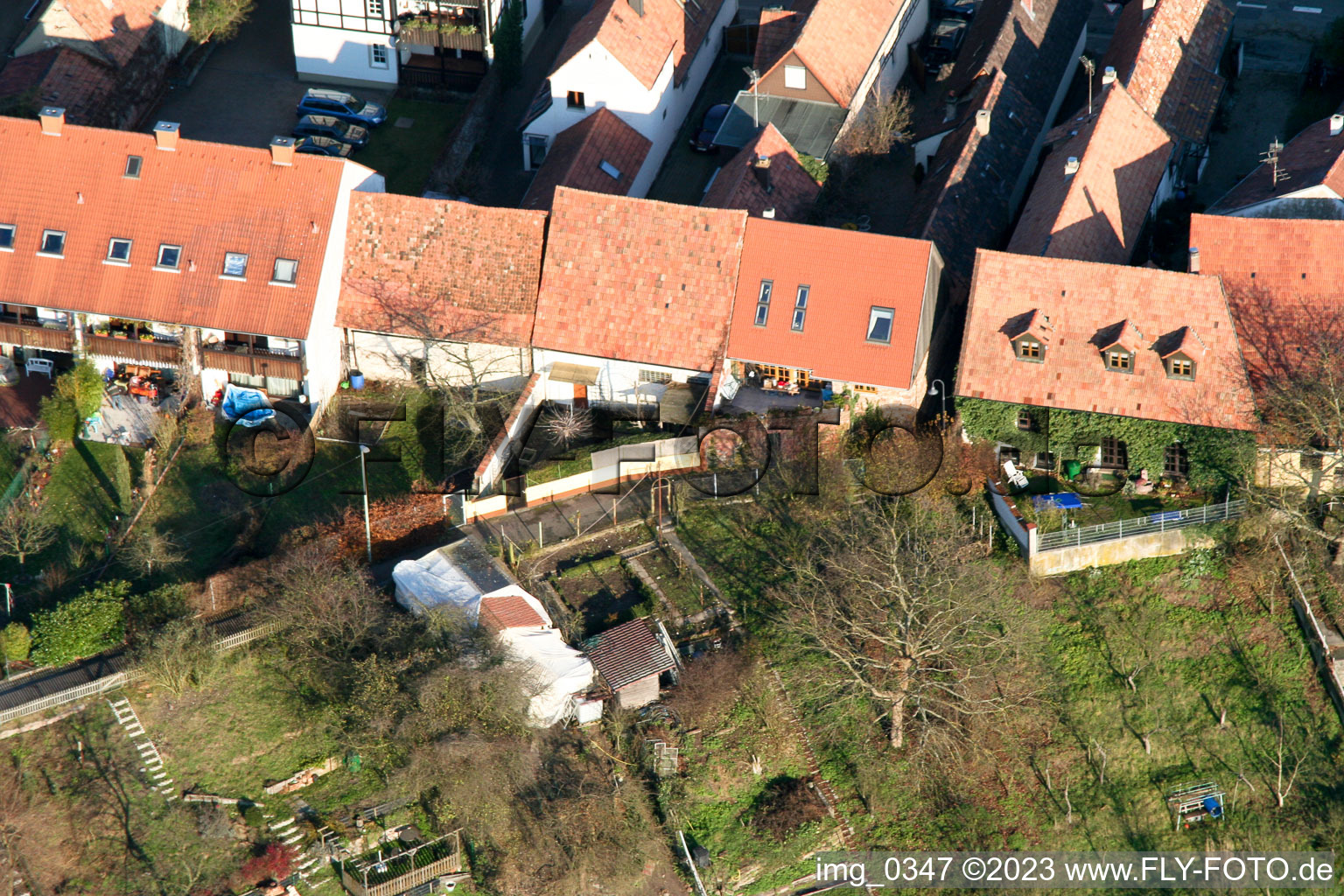Luftbild von Jockgrim Ludwigstr im Bundesland Rheinland-Pfalz, Deutschland