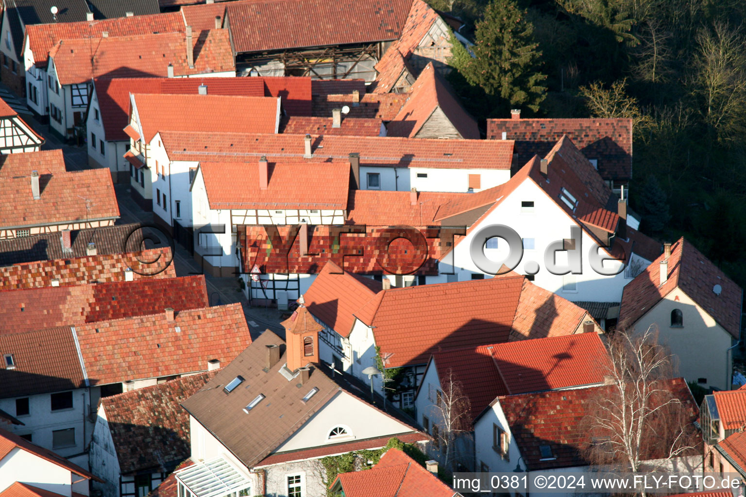 Jockgrim Ludwigstr im Bundesland Rheinland-Pfalz, Deutschland aus der Drohnenperspektive