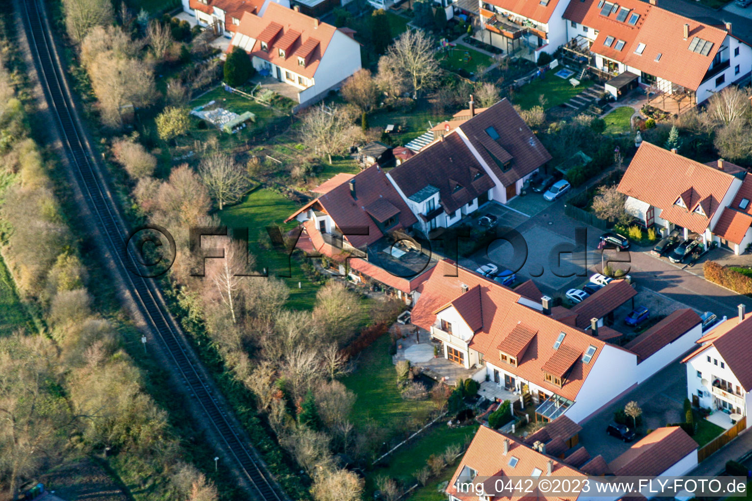 Luftbild von Kandel Stadtnahes Wohnen im Bundesland Rheinland-Pfalz, Deutschland
