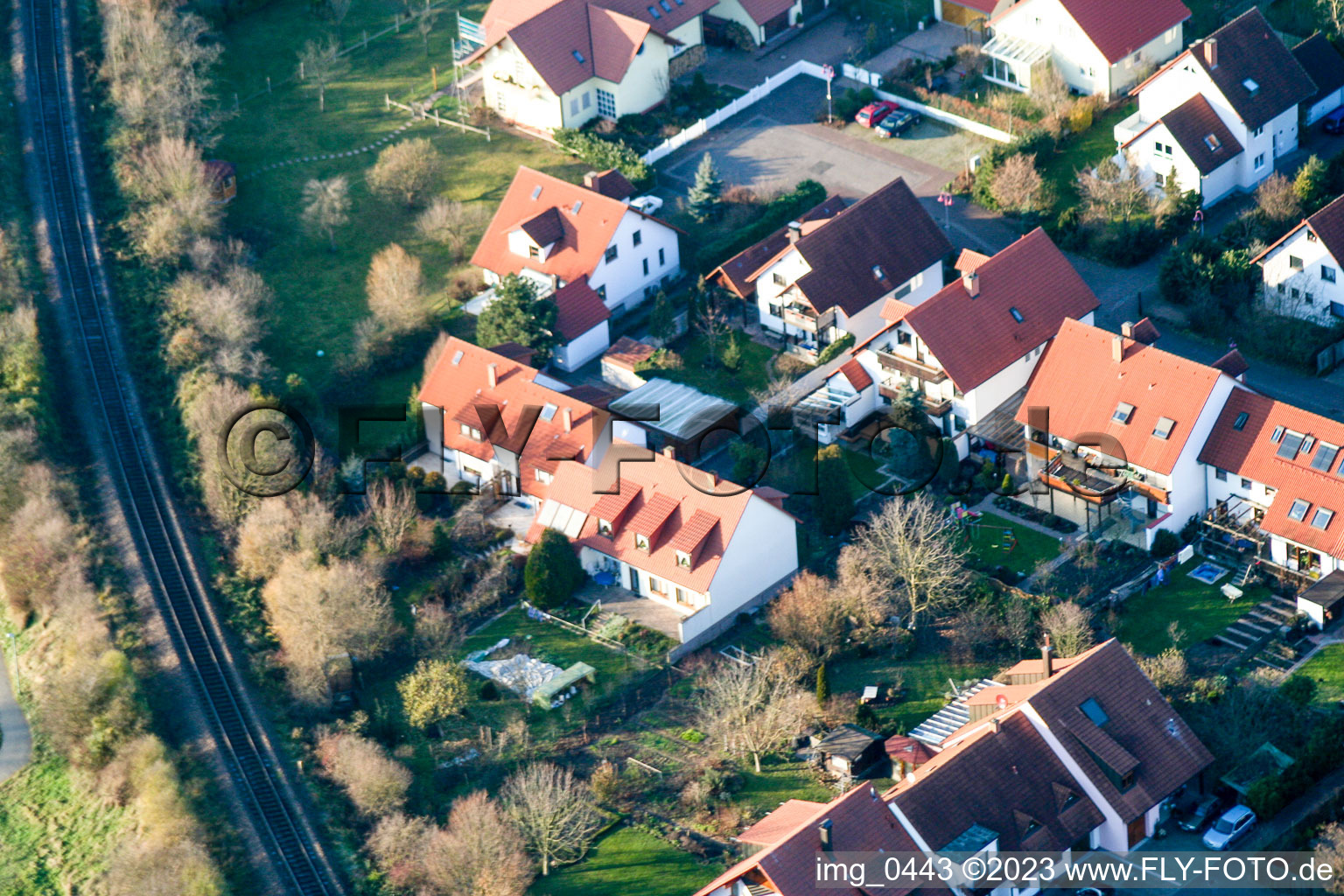 Luftaufnahme von Kandel Stadtnahes Wohnen im Bundesland Rheinland-Pfalz, Deutschland