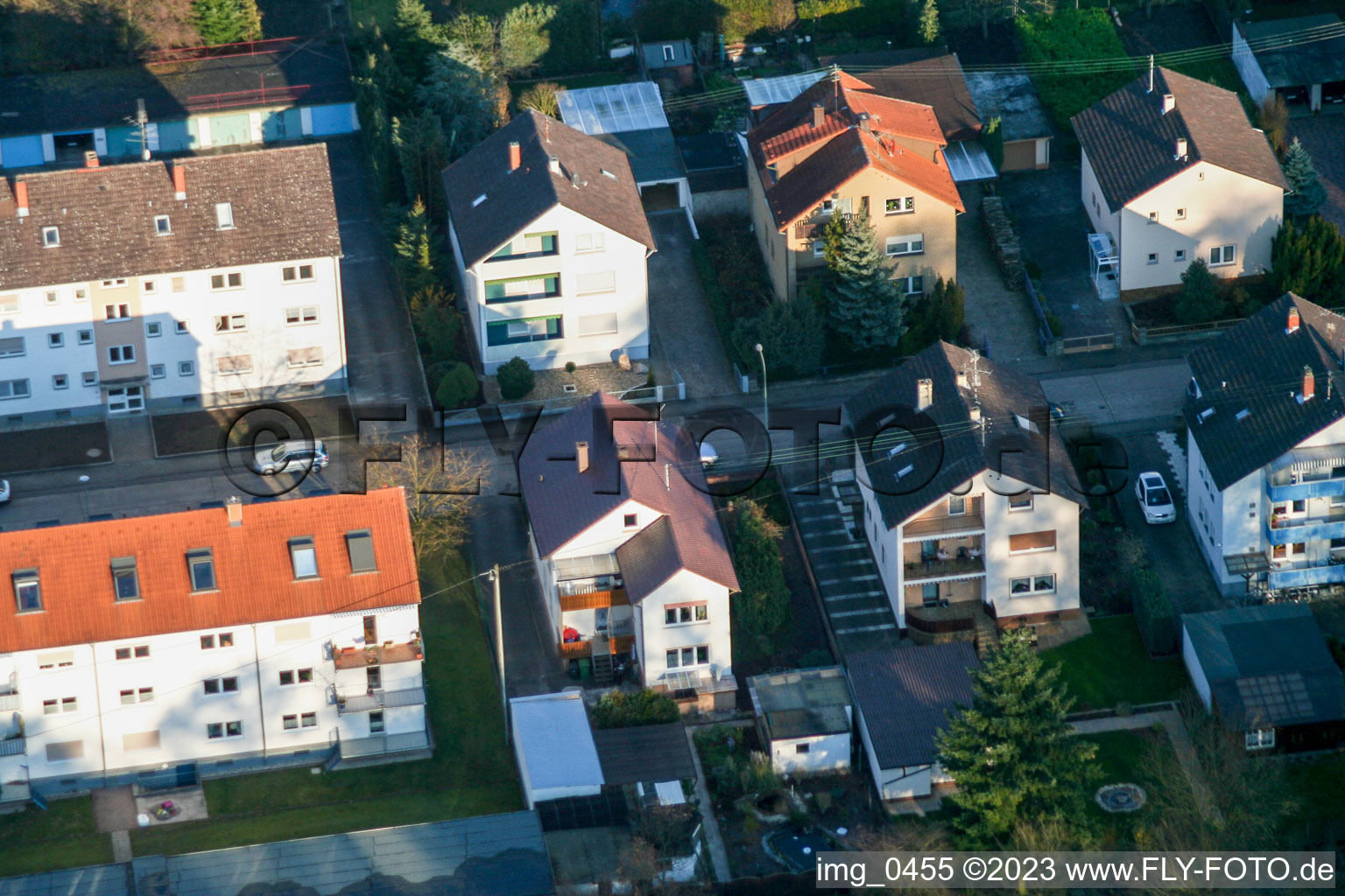 Luftbild von Kandel, Elsäßerstr im Bundesland Rheinland-Pfalz, Deutschland
