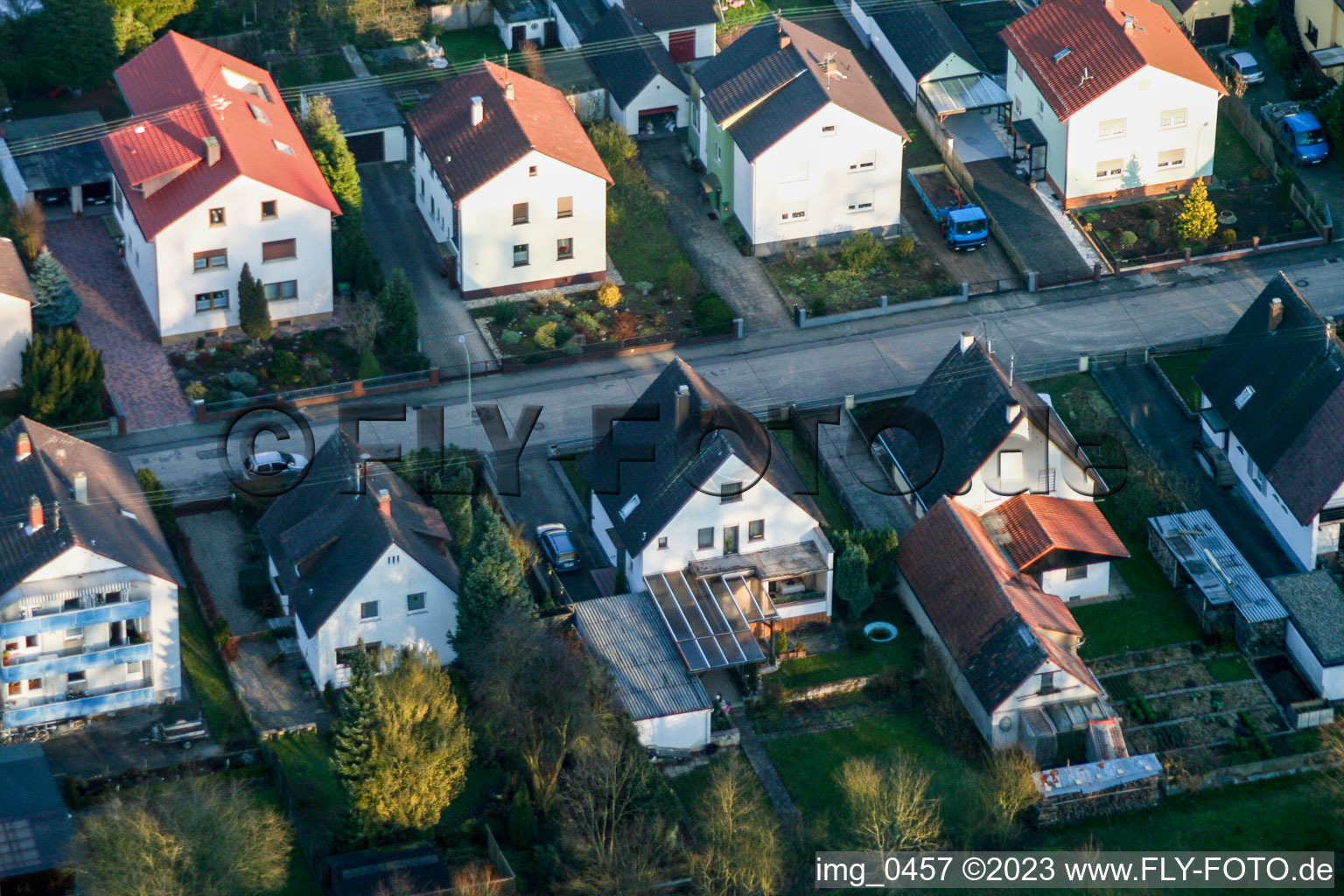 Luftaufnahme von Kandel Elsässerstr im Bundesland Rheinland-Pfalz, Deutschland