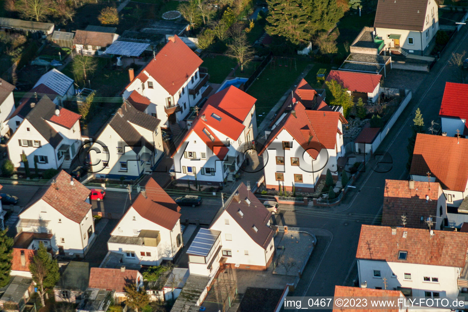 Luftbild von Kandel Waldstr im Bundesland Rheinland-Pfalz, Deutschland