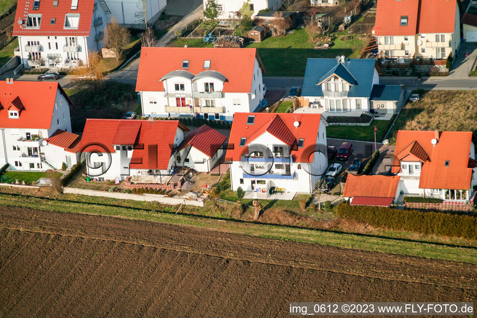 Luftaufnahme von Freckenfeld Hasenfang im Bundesland Rheinland-Pfalz, Deutschland
