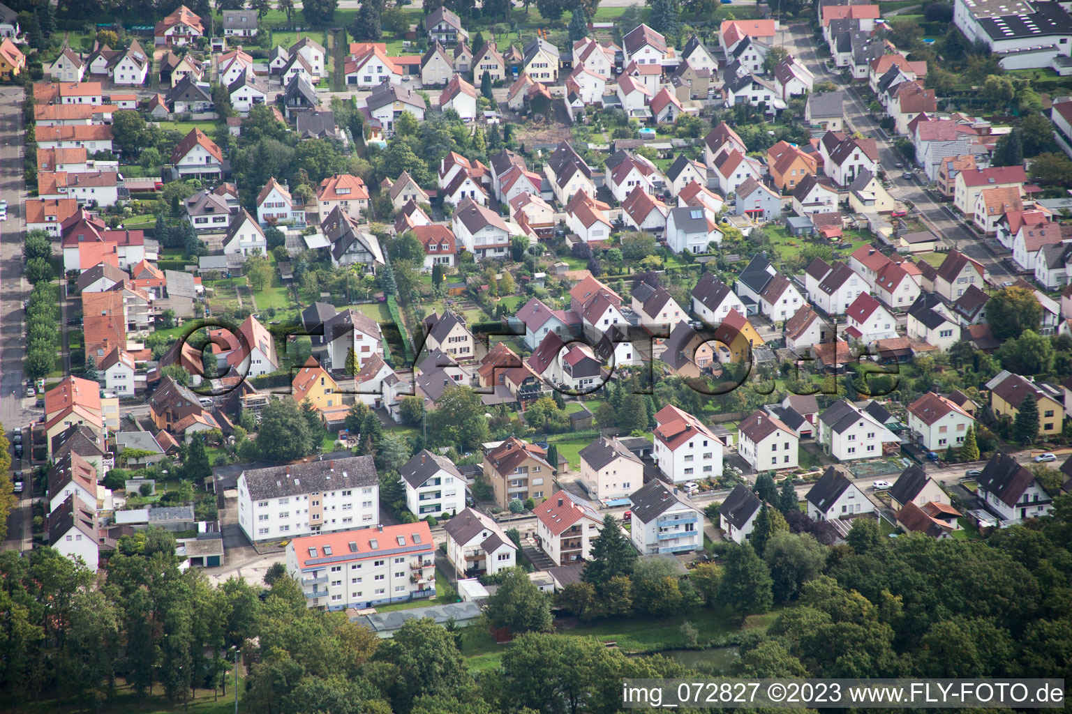 Luftbild von Kandel, Siedlung im Bundesland Rheinland-Pfalz, Deutschland