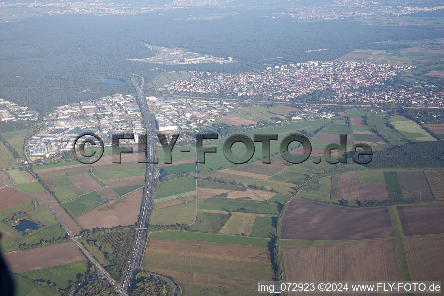 Hockenheim im Bundesland Baden-Württemberg, Deutschland