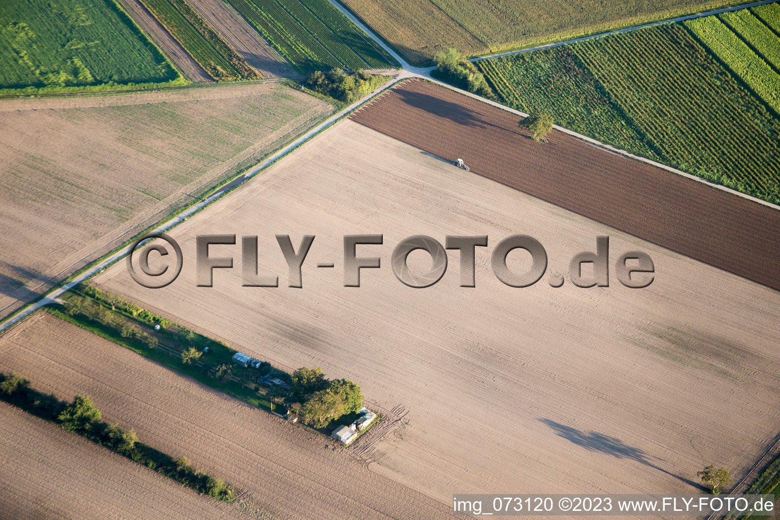 Luftbild von Hördt im Bundesland Rheinland-Pfalz, Deutschland