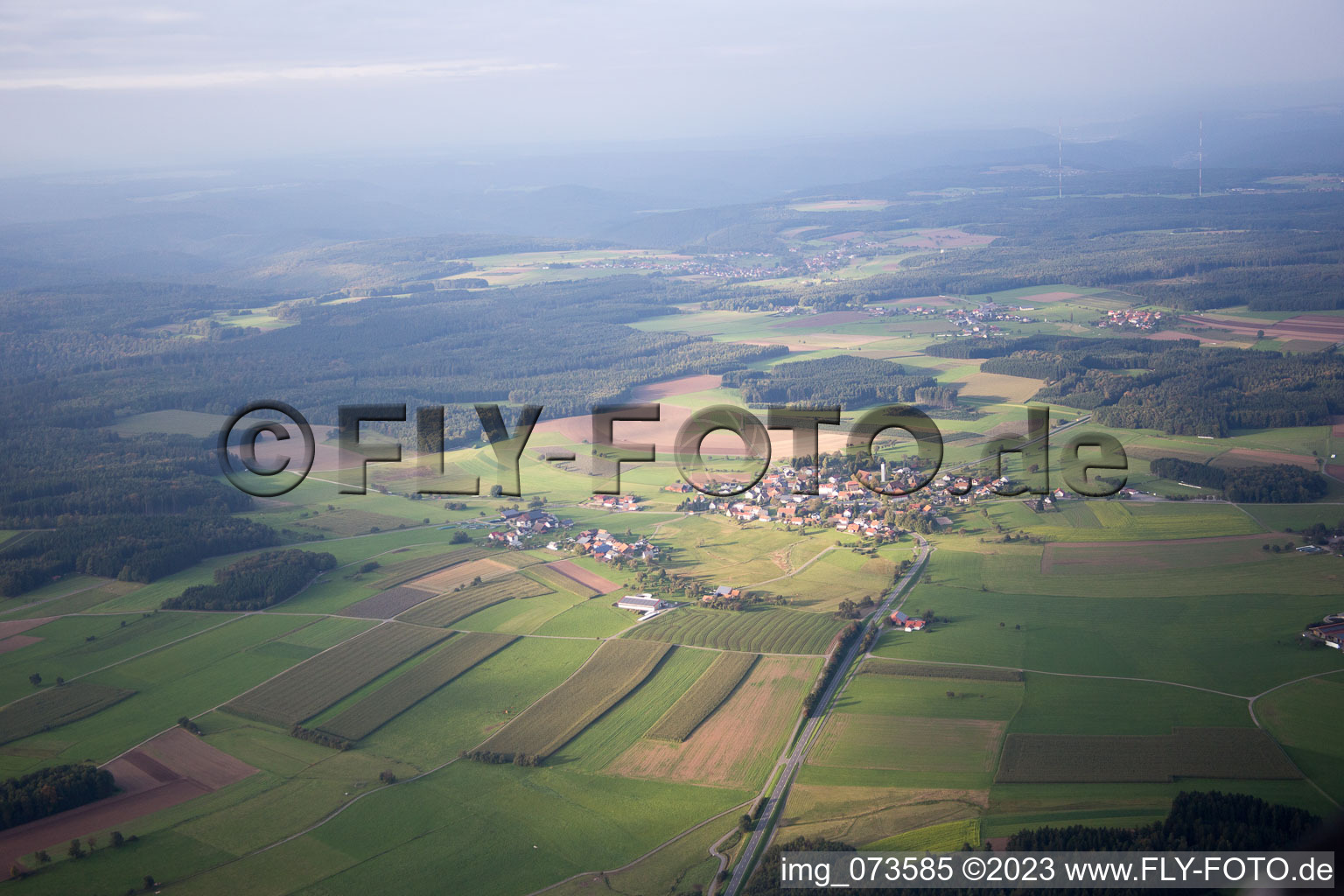 Luftbild von Ober-Scheidental im Bundesland Baden-Württemberg, Deutschland