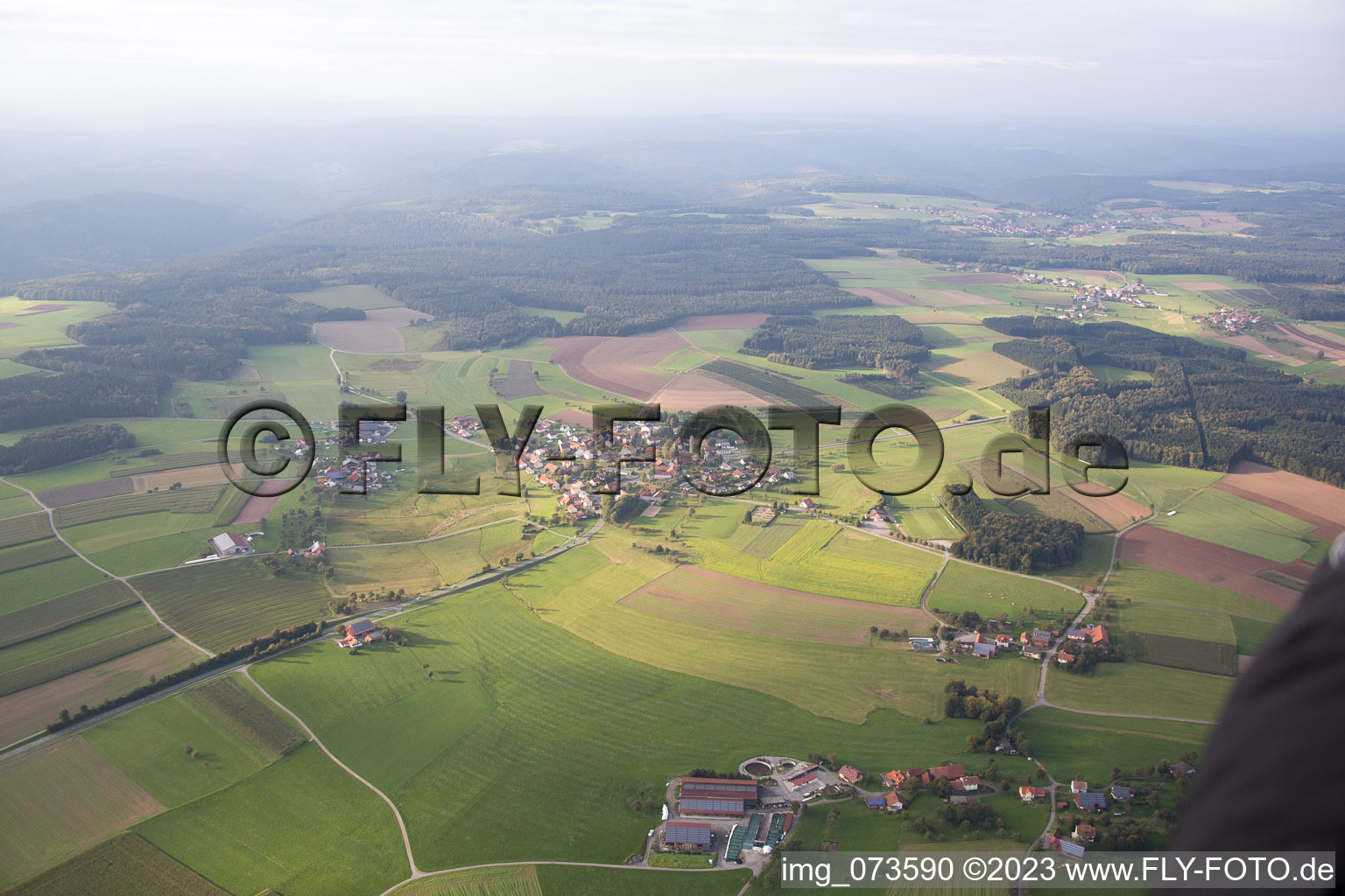 Luftaufnahme von Ober-Scheidental im Bundesland Baden-Württemberg, Deutschland