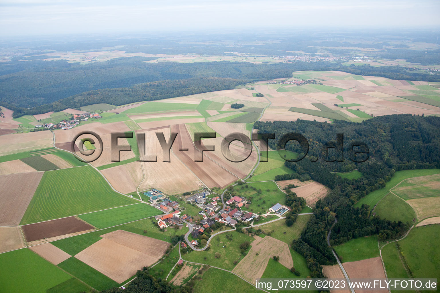 Luftbild von Vollmersdorf im Bundesland Baden-Württemberg, Deutschland