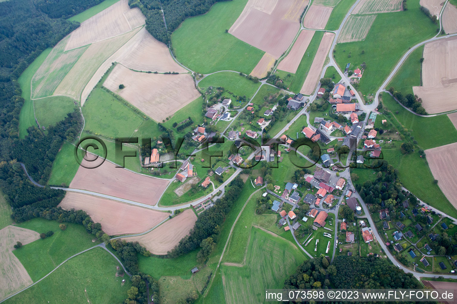 Luftaufnahme von Vollmersdorf im Bundesland Baden-Württemberg, Deutschland