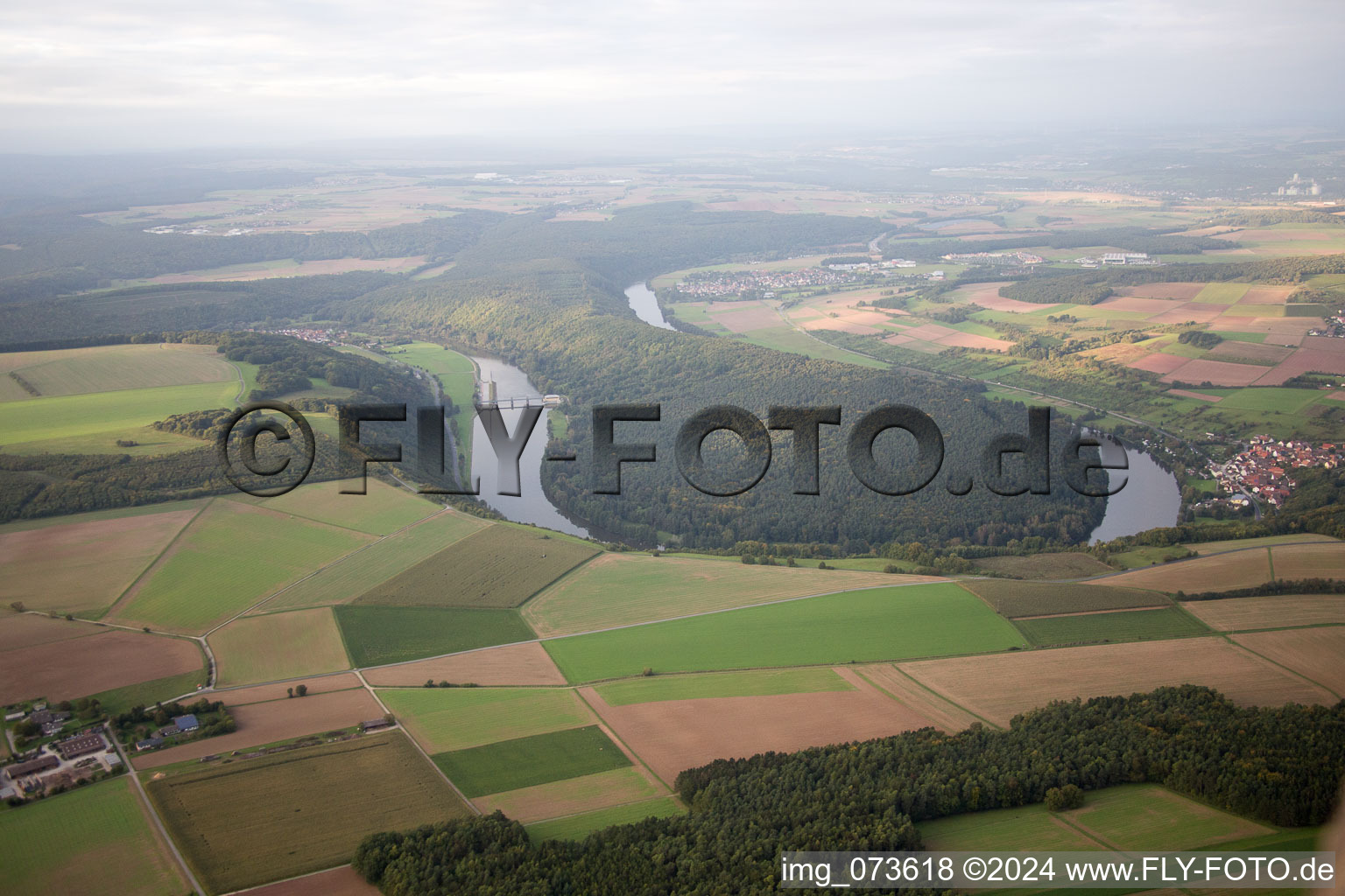 Wertheim, Donauschleife im Bundesland Baden-Württemberg, Deutschland