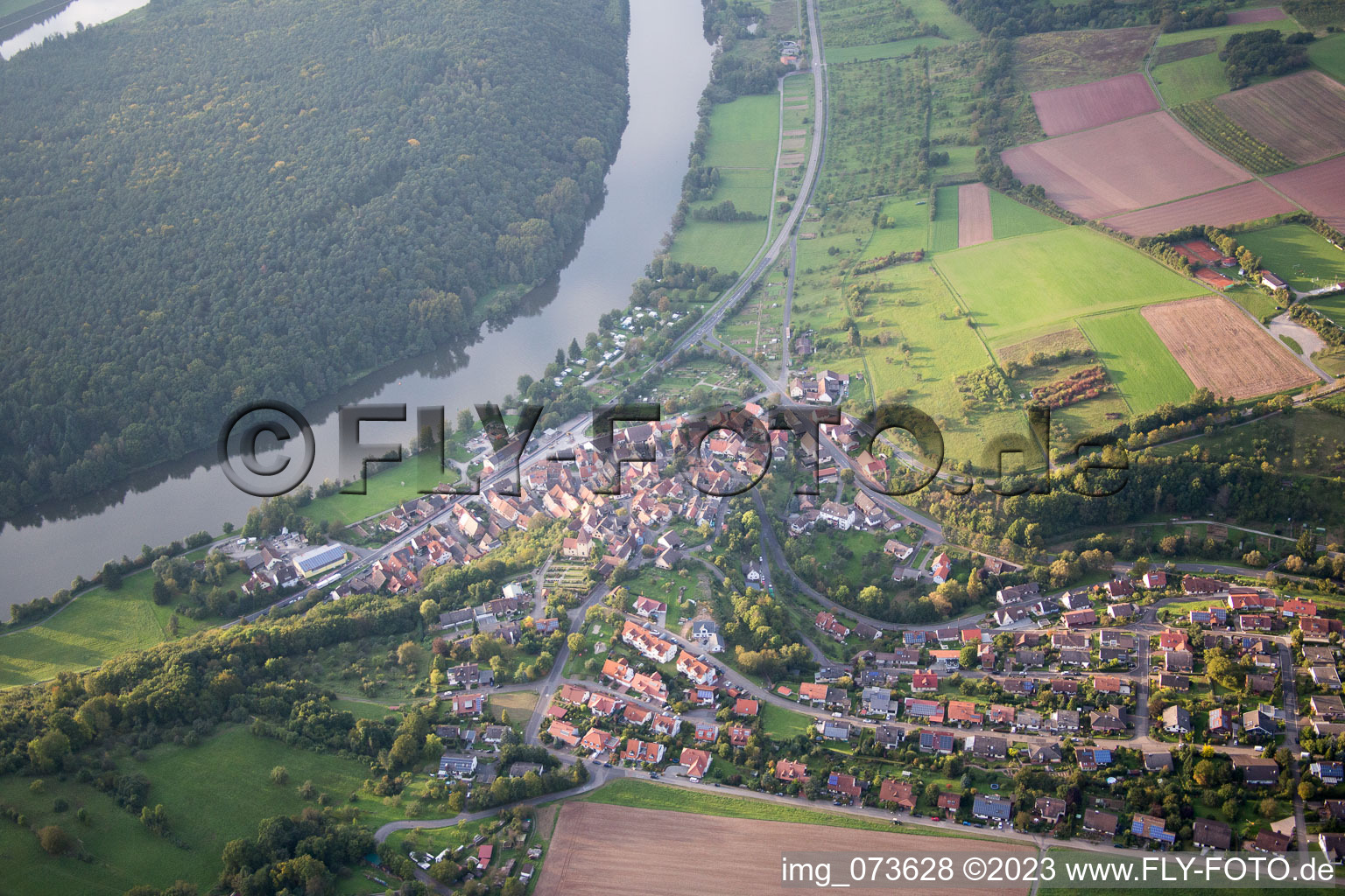 Luftbild von Urphar im Bundesland Baden-Württemberg, Deutschland