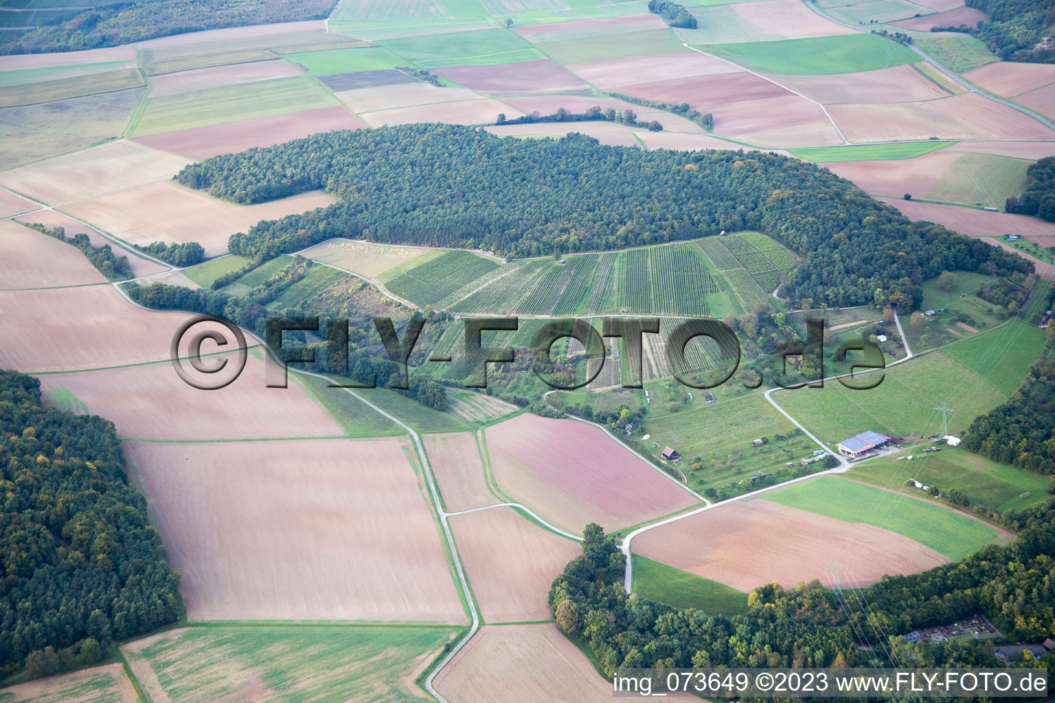 Luftbild von Wüstenzell im Bundesland Bayern, Deutschland