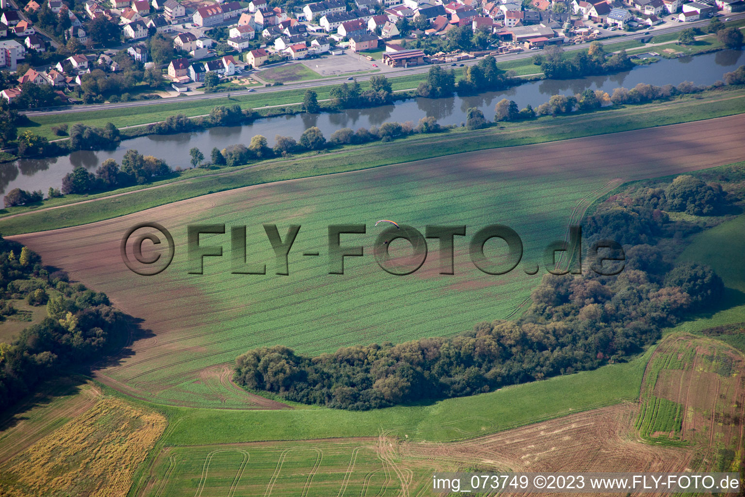 Luftbild von Bamberg Bischberg im Bundesland Bayern, Deutschland