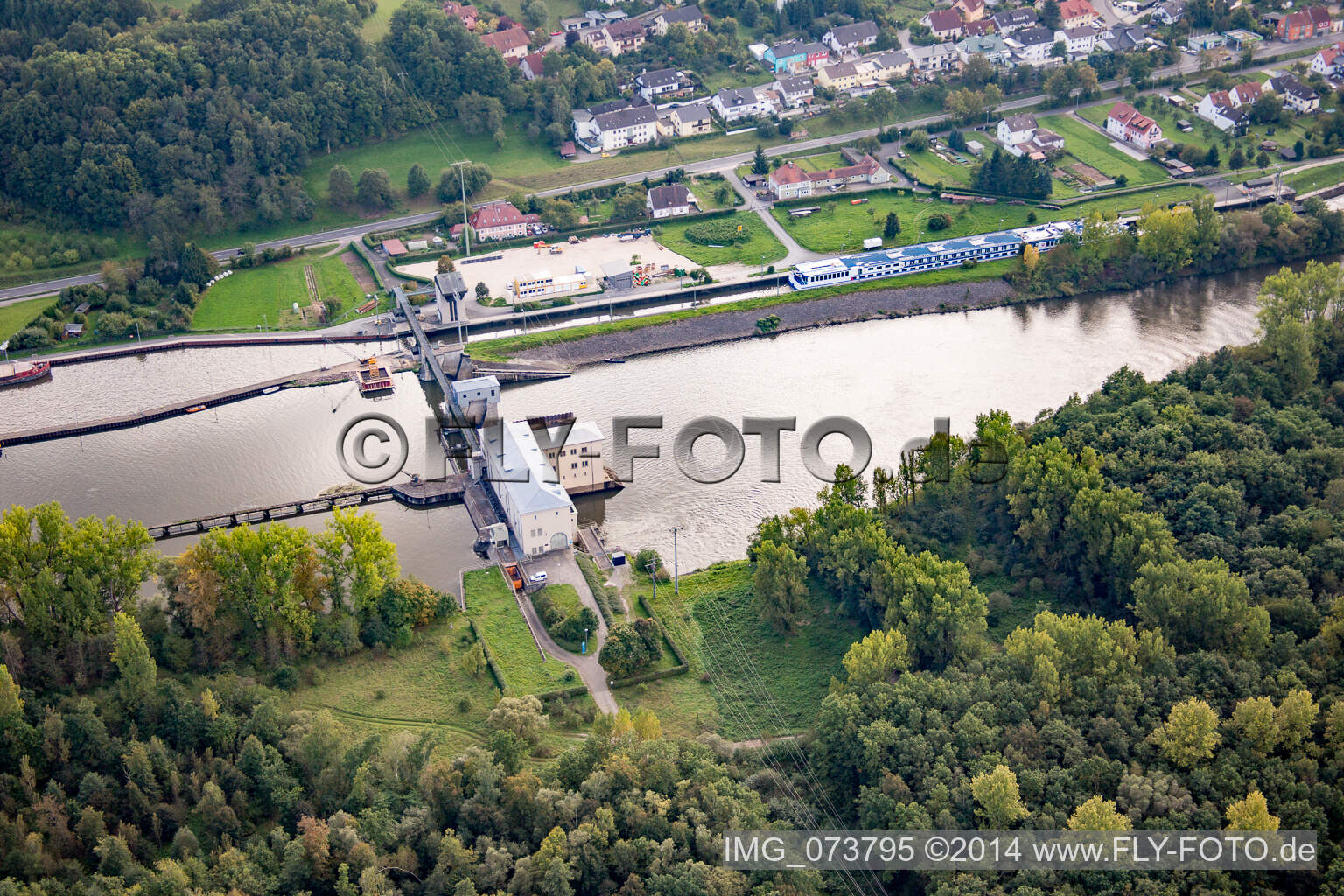 Luftaufnahme von Viereth in Viereth-Trunstadt im Bundesland Bayern, Deutschland