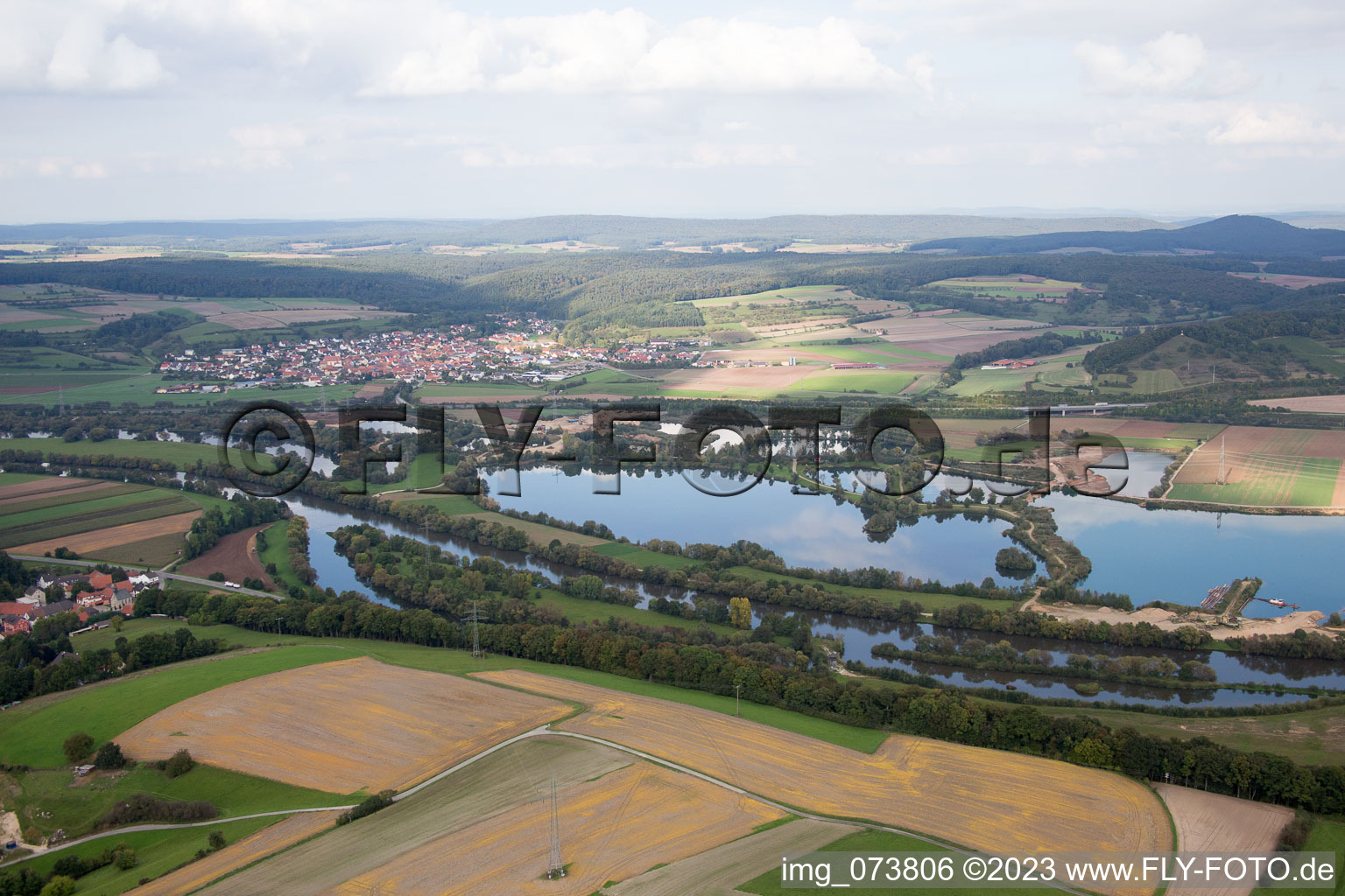 Stettfeld im Bundesland Bayern, Deutschland