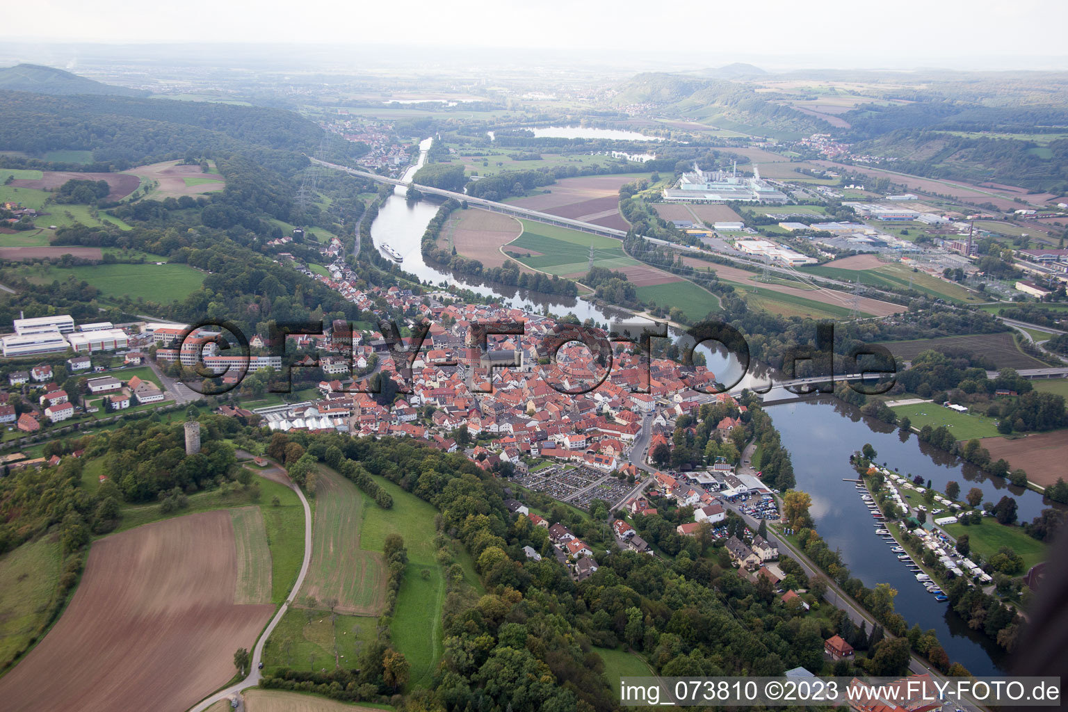 Luftbild von Eltmann im Bundesland Bayern, Deutschland
