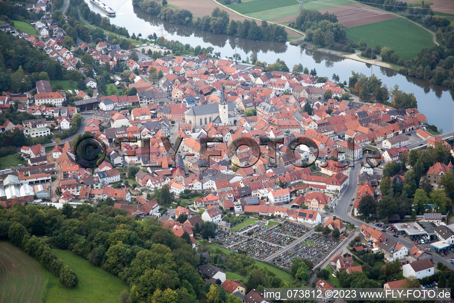 Luftaufnahme von Eltmann im Bundesland Bayern, Deutschland
