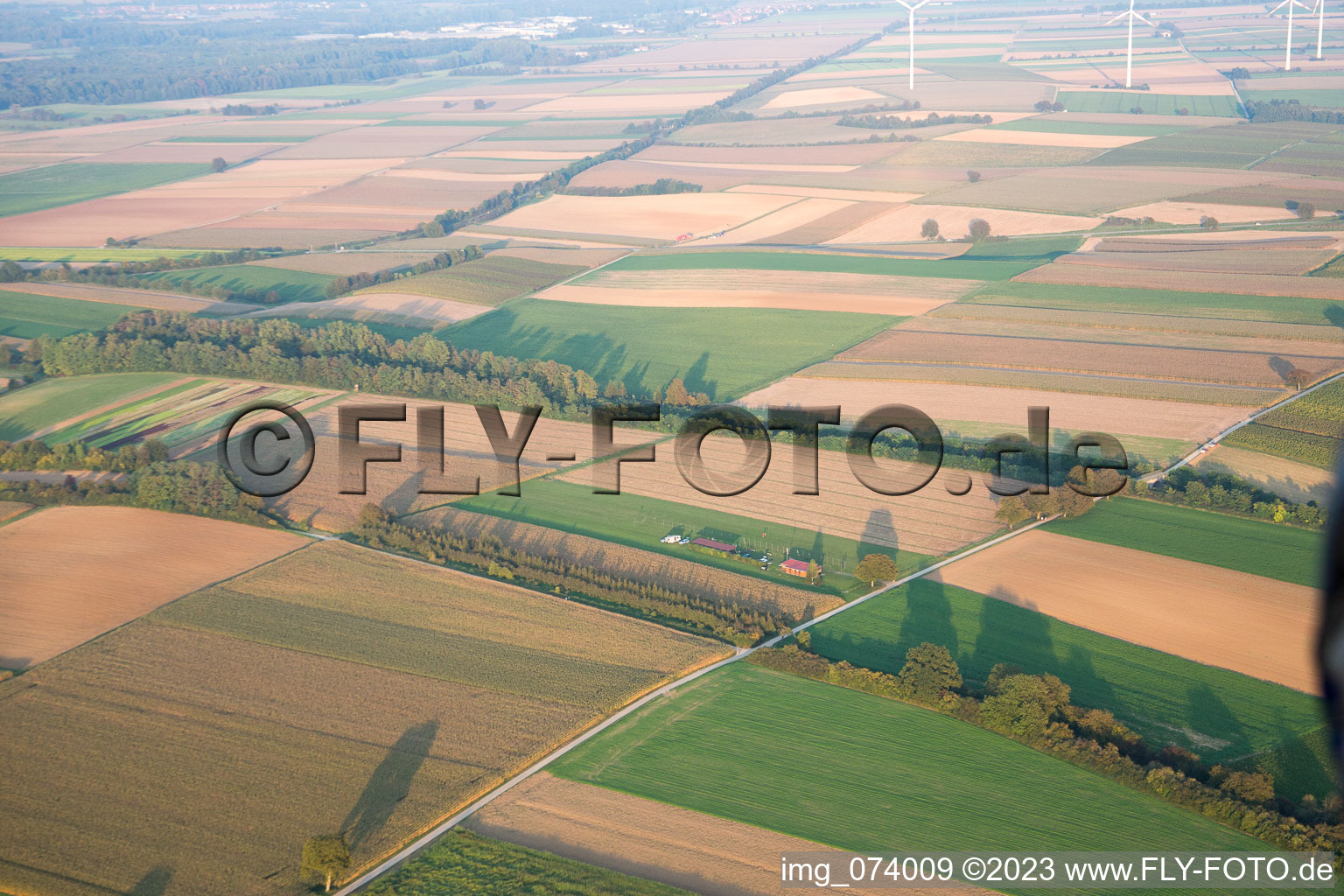 Luftbild von Freckenfeld, Modellflugplatz im Bundesland Rheinland-Pfalz, Deutschland