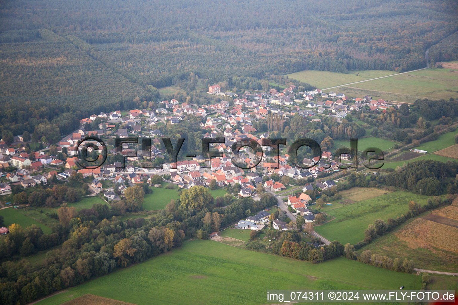 Schirrhein im Bundesland Bas-Rhin, Frankreich