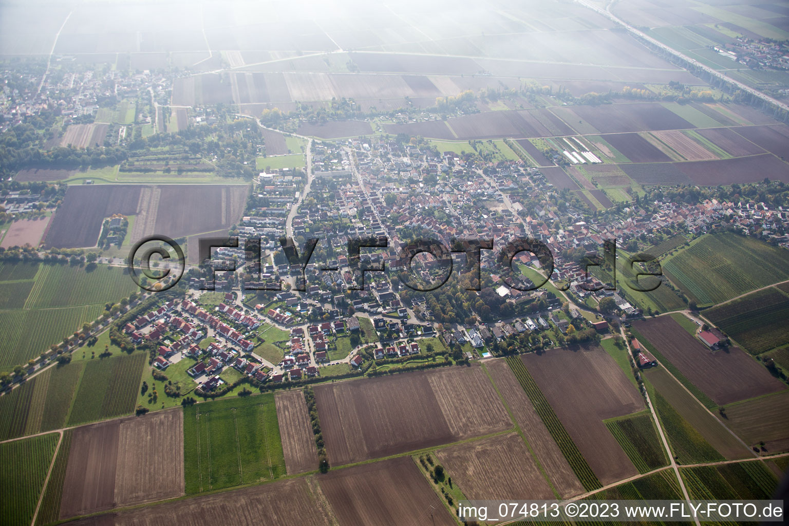Ortsteil Leiselheim in Worms im Bundesland Rheinland-Pfalz, Deutschland