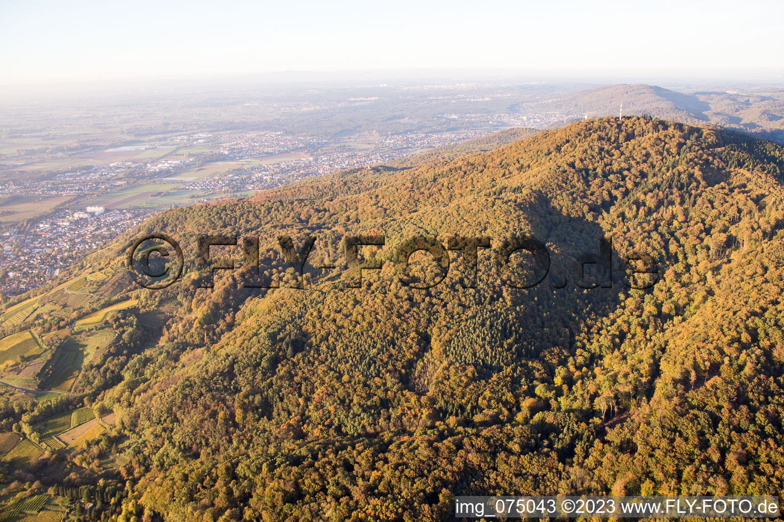 Luftaufnahme von Auerbach im Bundesland Hessen, Deutschland
