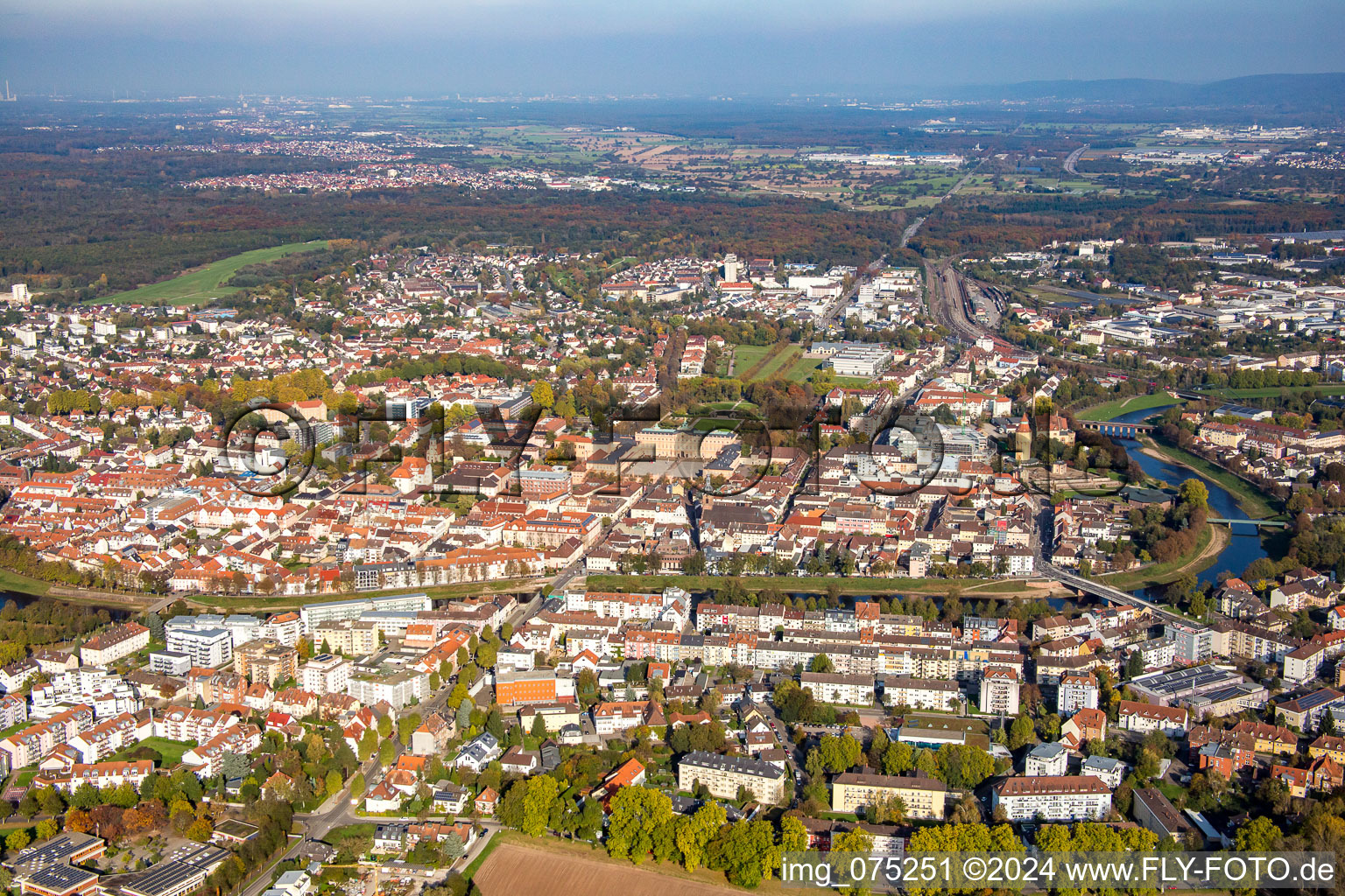 Zentrum in Rastatt im Bundesland Baden-Württemberg, Deutschland