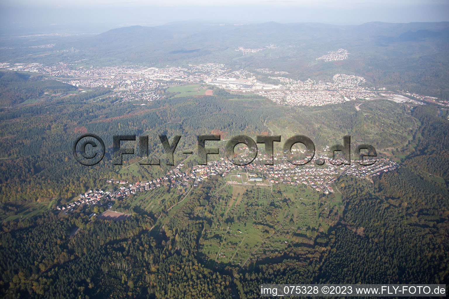 Luftbild von Selbach im Bundesland Baden-Württemberg, Deutschland