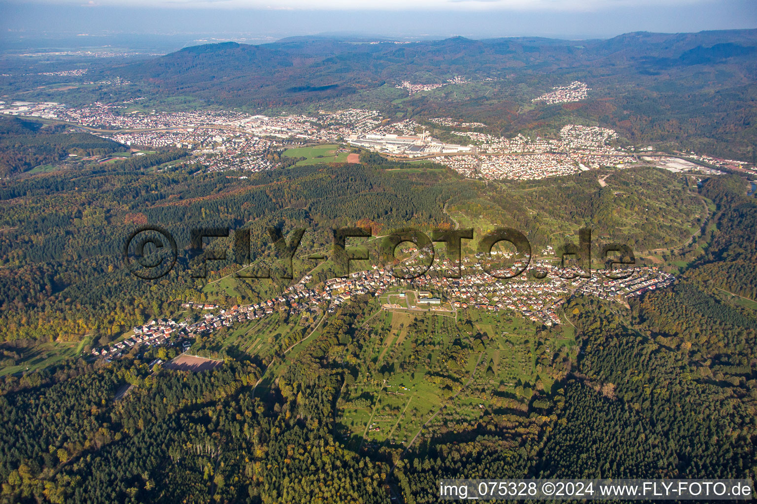 Luftbild von Selbach im Bundesland Baden-Württemberg, Deutschland