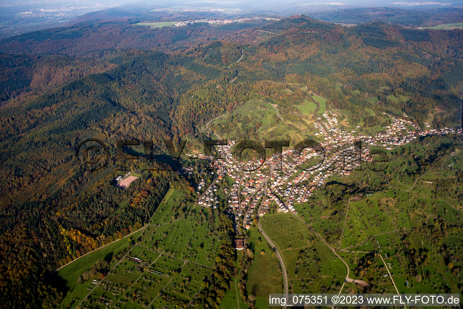 Luftbild von Michelbach im Bundesland Baden-Württemberg, Deutschland