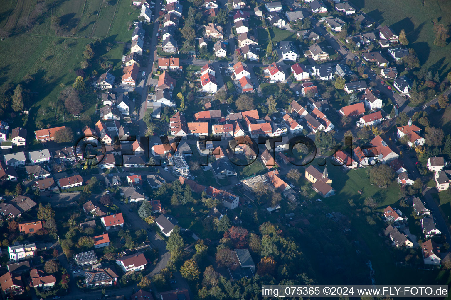 Ortsteil Schöllbronn in Ettlingen im Bundesland Baden-Württemberg, Deutschland