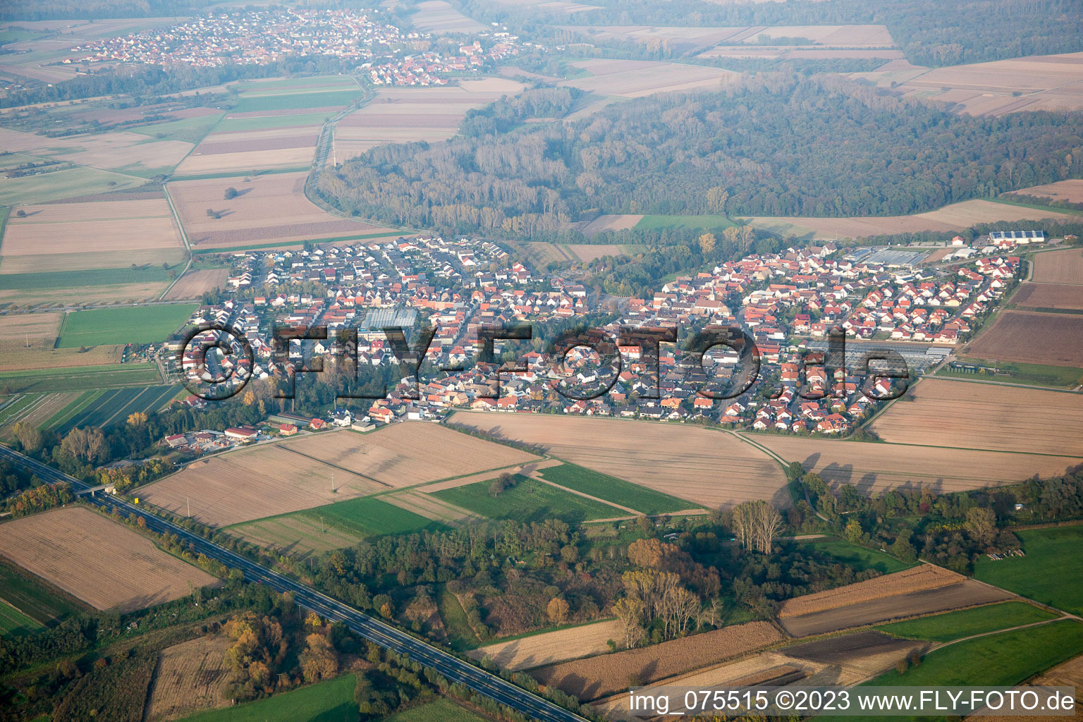 Kuhardt im Bundesland Rheinland-Pfalz, Deutschland aus der Luft