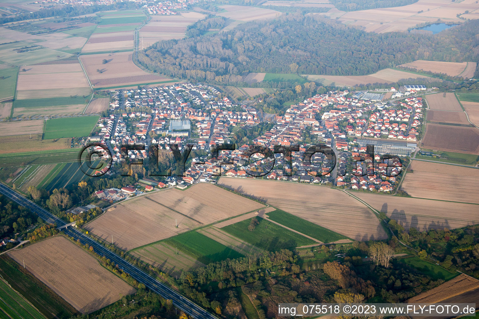 Kuhardt im Bundesland Rheinland-Pfalz, Deutschland von oben gesehen