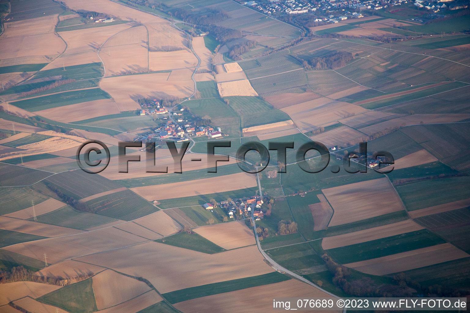 Luftbild von Deutschhof im Bundesland Rheinland-Pfalz, Deutschland
