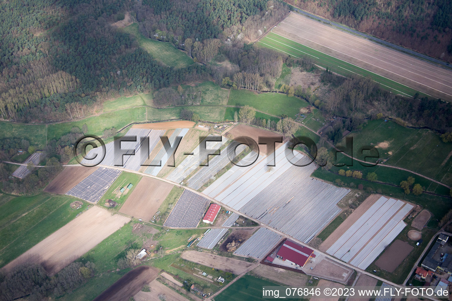Luftaufnahme von Dudenhofen im Bundesland Rheinland-Pfalz, Deutschland