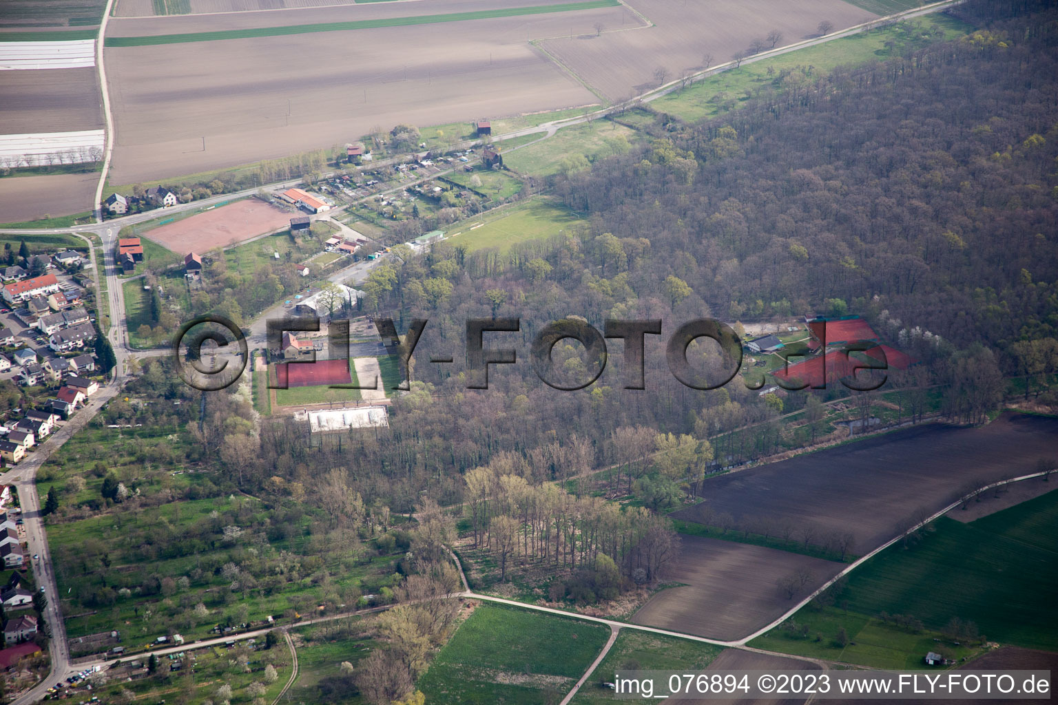 Luftbild von Waldsee im Bundesland Rheinland-Pfalz, Deutschland