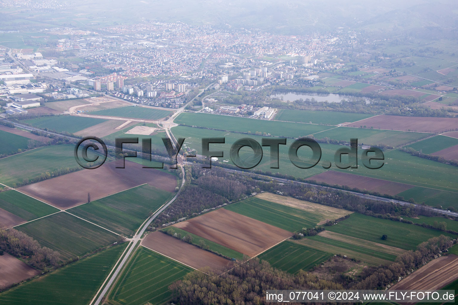 Flugplatz in Heppenheim im Bundesland Hessen, Deutschland