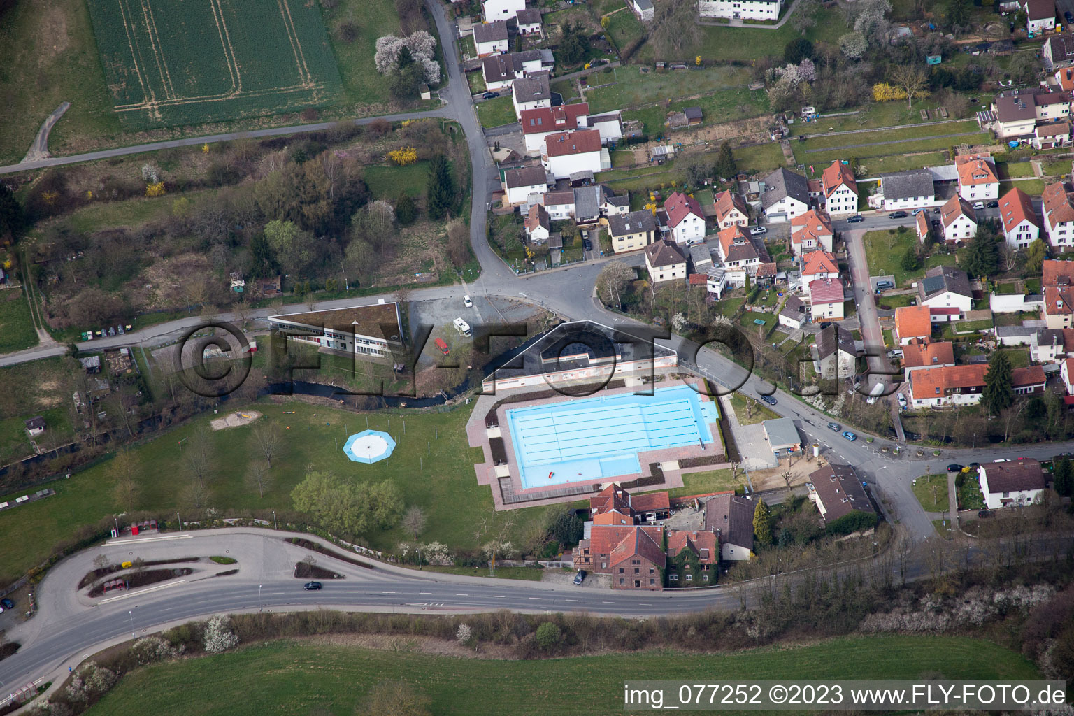 Luftaufnahme von Ober-Ramstadt im Bundesland Hessen, Deutschland