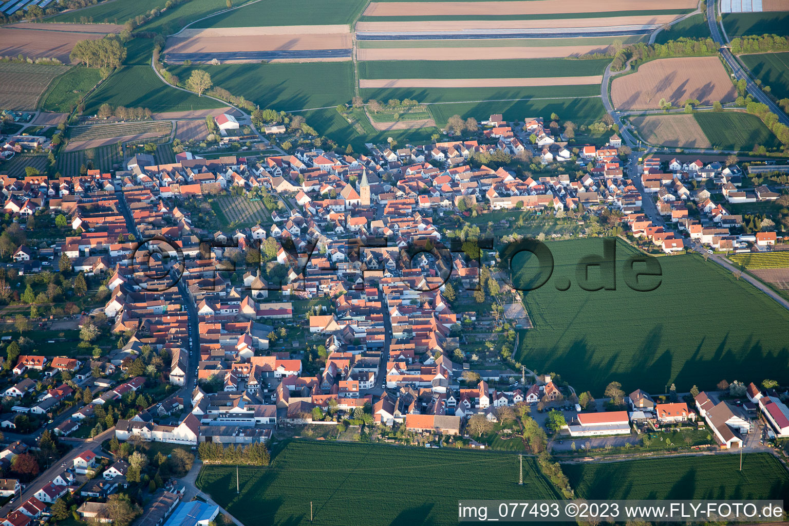 Ortsteil Lachen in Neustadt an der Weinstraße im Bundesland Rheinland-Pfalz, Deutschland