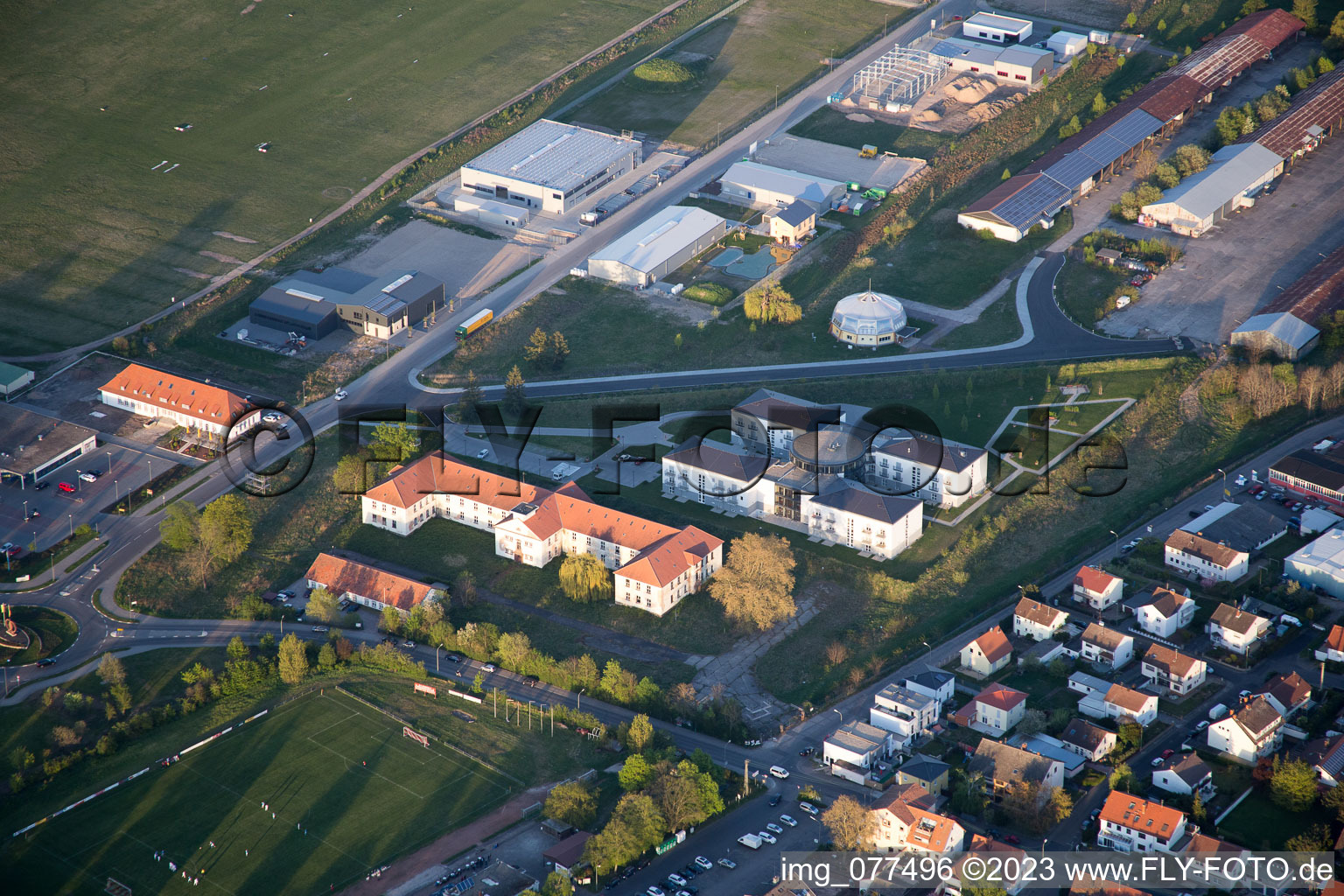 Zukunftsakademie Pfalz im Ortsteil Speyerdorf in Neustadt an der Weinstraße im Bundesland Rheinland-Pfalz, Deutschland