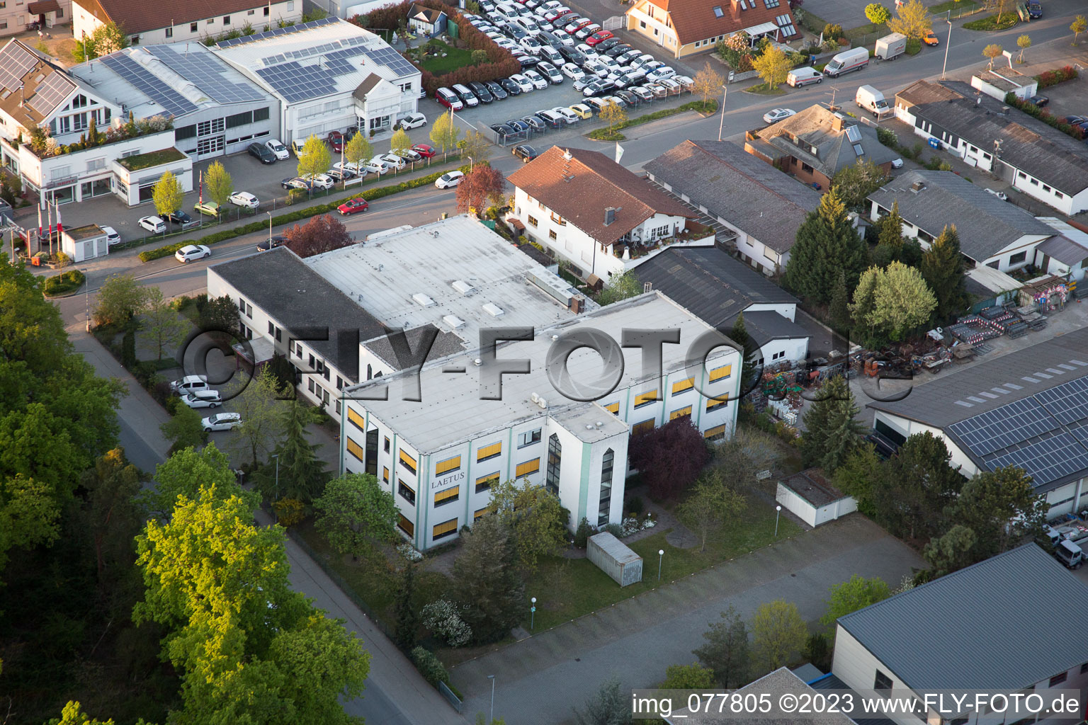 Alsbach-Hähnlein im Bundesland Hessen, Deutschland aus der Luft betrachtet